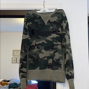 Camo Champion Crewneck